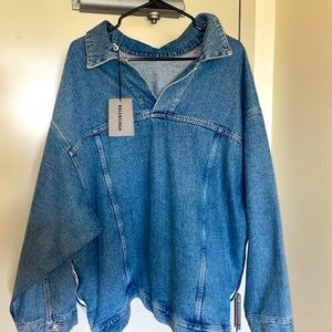 Balenciaga Vareuse Pullover Jean Jacket